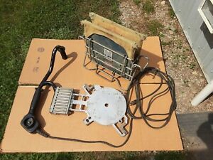 McElroy 848709 / 28 Pipe Fusion Fusing Heater / Heating Iron 120V w/ Stand &amp; Bag