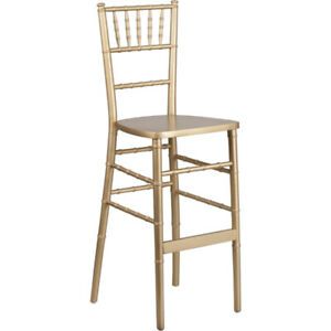 Hercules Series Gold Wood Chiavari Barstool