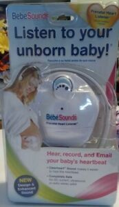 Bebe Sounds Prenatal Heart Listener BE003 - Hear, Record, Email Baby Heart Beat