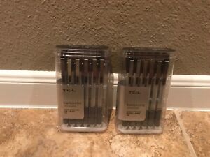 TUL Retractable Ballpoint Pens 0.7mm 1.0 Medium Fine Point Black Ink Pack 12