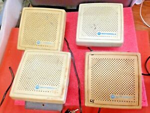 Qty 4 - Vintage Motorola TSN6016B CB HAM Two-Way Two Way Radio Speaker  *GeOf9