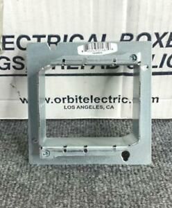 Pack of 15 Electrical Prefab 5SAR2G Adjustable Ring 2-Gang