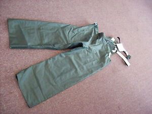 Carhartt Rain Bib Pants Green - Professional Quality - Size Small - Regular Fit
