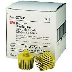 3M 07531 1&#034; 80 Grit Bristle Disc
