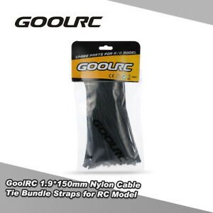 200Pcs GoolRC 1.9*150mm  Servo Motor Cable Nylon Tie Bundle Straps Z0F5