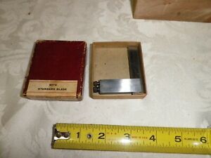 Starrett 453 A square straight blade only, in box  Excellent +