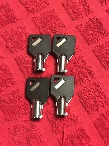 NEW Universal Replacement Keys for Soda / Snack Vending Machine 4 Keys