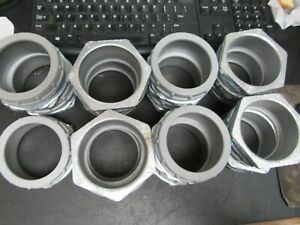 15 PC- 3&#034; CONDUIT COUPLINGS GALVANIZED (NEW NO BOX)