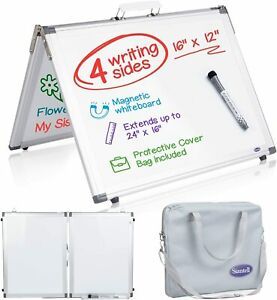 Small Dry Erase White Board ?? 4 Sides Desktop Whiteboard Small White Board