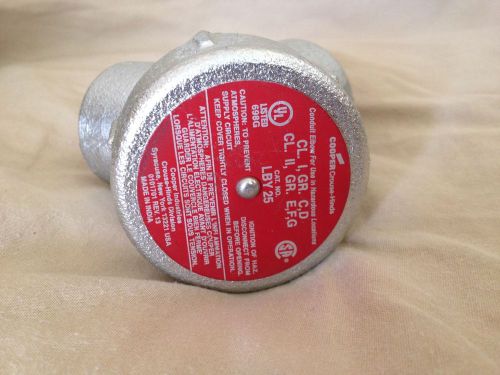 Lby25 cooper crouse-hinds lby 25 fitting 3/4&#034; iron elbow new for sale