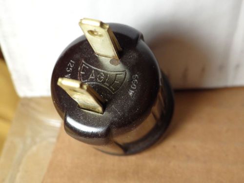 Lot (25) vintage Bakelite Eagle outlet to socket adapter 250V 660W #738