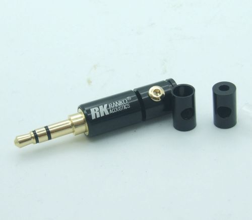 1pcs high quality 3.5mm stereo 3-pole male audio plug 2.3/4.5/5.8mm cable link for sale