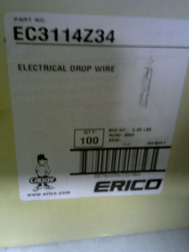 Erico/caddy ceiling grid clips for electrical or low voltage. part # ec3114z34. for sale