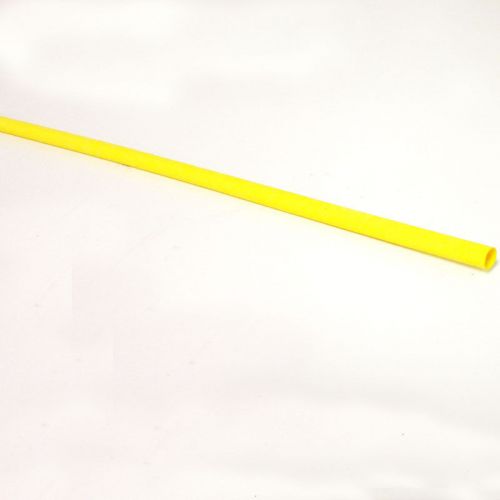 Lot 187 pcs yellow tube heat shrink sleeve tubing sleeving 748&#039; total 4ft x 1/4&#034; for sale