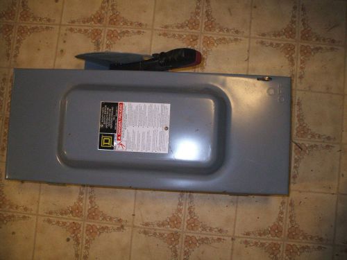 Square d safety switch, 100 amp, 600 vac for sale