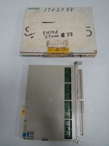 New siemens 6es5 6es5458-4ua11 output module control b201080 for sale