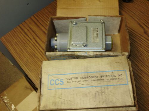 New  ccs,pressure switch, model 604g11, 30 - 100 psi for sale
