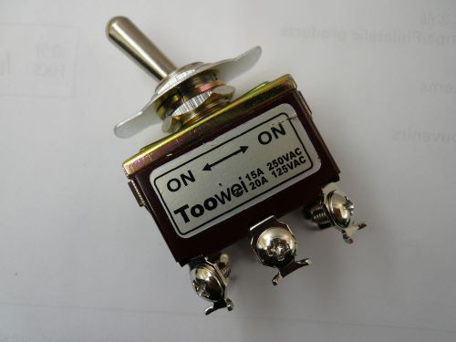 SSG 1pc Toggle Switch H.D. DPDT (On)/(On) 15A 250VAC or 20A 125VAC New