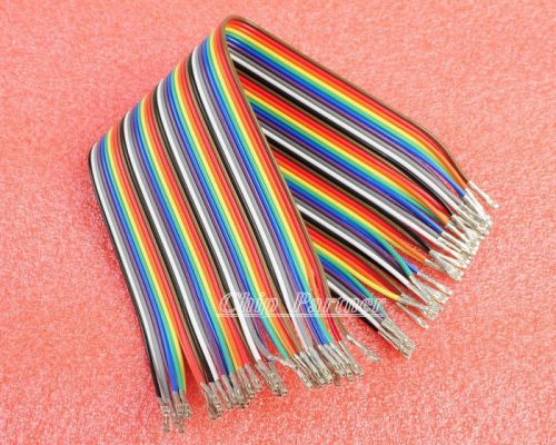 40pcs dupont jumper cable wire 1p female pin connector 2.54mm 20cm diy for sale