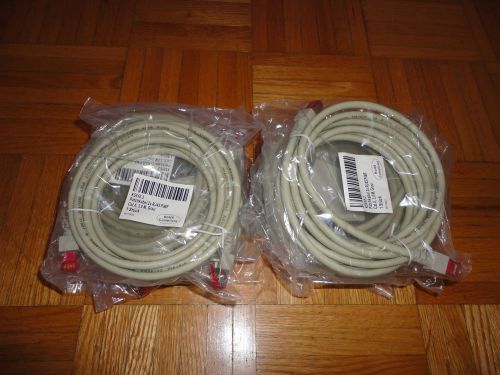 Lot of 4 Shielded Network Cable Cat.6 with RJ45 both ends, 3M, Gray