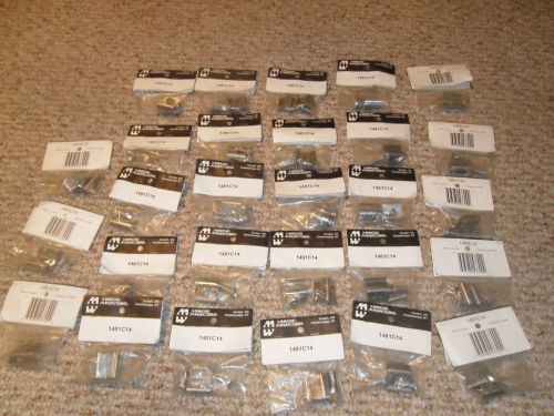 HAMMOND 1481C14  Door Clamping Hardware, SS   Bulk lot of 28  New in Pkg