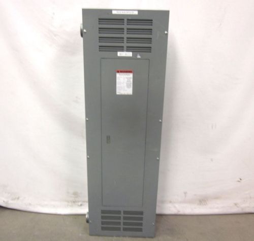 Square d nqod 400-amp circuit breaker panelboard enclosure surgelogic 3ph 42slot for sale