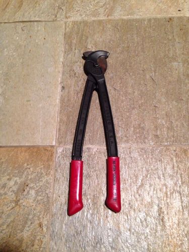 Klein tools 63035sc wire rope cutter,18 in l,9/32 in cap free shipping!! for sale