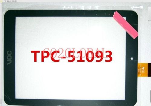 8 inch aoc hy tpc-51093 v3.0 digitizer glass for touch screen 60 days warranty for sale