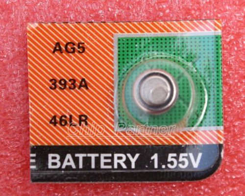 10pcs 1.55v ag5 button batteries lr754 393 electronic li battery for sale