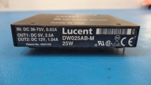 LUCENT 25W  DC-DC POWER MODULE, DW025AB-M, IN:DC36-75V,0.92A