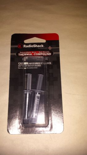 RADIO SHACK POLYSYNTHETIC SILVER HIGH-DENSITY THERMAL COMPOUND 2PK. - 2800030
