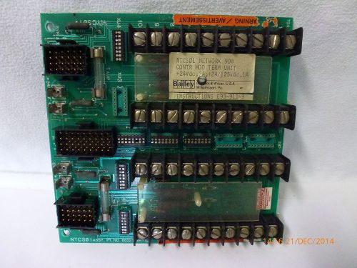 Bailey controls ntcs01 network 90 controller module 6632109a1 term unit 24vdc 3a for sale