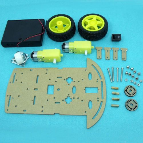 new 2WD Motor Smart Robot Car Chassis Kit Speed Encoder Battery Box for Arduino