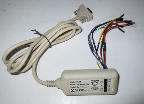 Xilinx DB9 Serial Programmer Cable DLC4 with LEADS