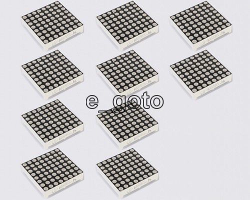 10pcs dot matrix red led display common anode 8x8 3mm for sale