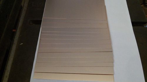 40 pcs. FR-4, .017,  9&#034; x 13 1/4&#034;  1 oz. Double sided. Copper Circuit Board ,PCB