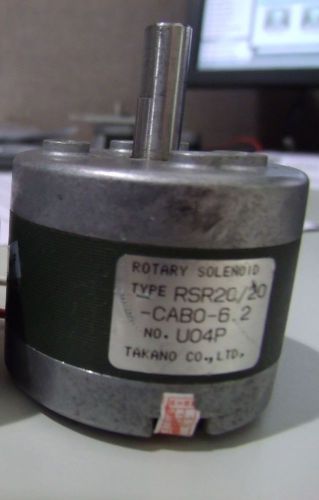 Takano RSR20/20 Rotary Solenoid Coil Motor RSR20/20-CAB0-6.2