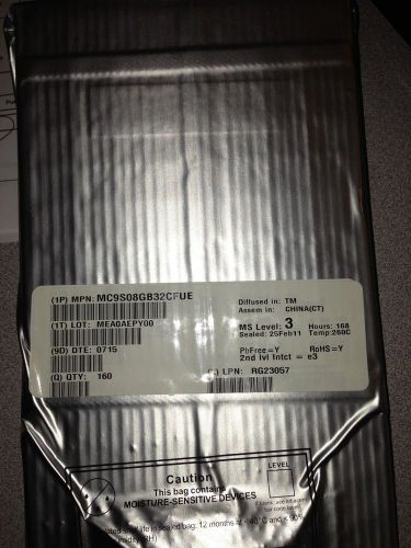 (160) mc9s08gb32cfue -- factory pack!!!! -- 8-bit, flash for sale