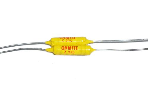 Ohmite z235 axial rf plate chokes .84uh,  1.7a,  160-350mhz,  .14? x  2pcs. for sale