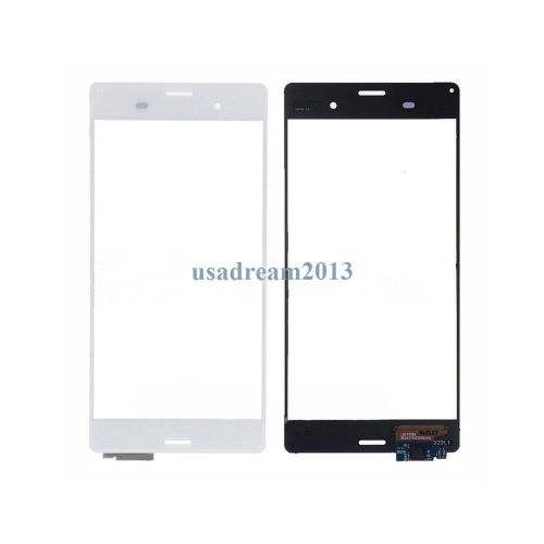 Sony Xperia Z3 D6603 D6643 D6653 Digitizer Panel Touch Screen Glass Lens White