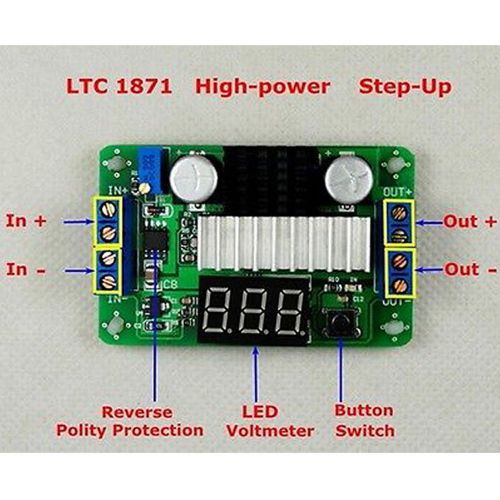 Dc-dc ltc1871 converter 3.5 to 30v 100w boost step-up power supply module led gr for sale