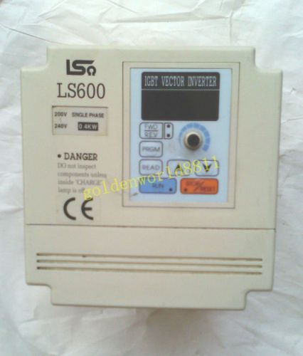 LS inverter LS600-20-5S 220V 0.4KW good in condition for industry use