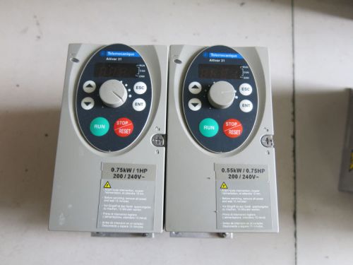 1pc Schneider Inverter ATV31H075M2A 220V 0.75KW in good condition