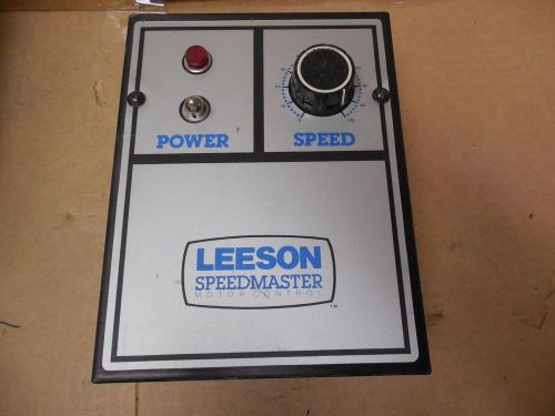 Leeson SpeedMaster Motor Control 174307.00 115/230 VAC 180 VDC Used