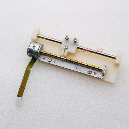 4-5v dc micro 2 phase 4 wire stepper motor  step angle 18° rod 60mm drive system for sale