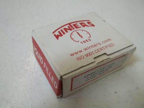 LOT OF 4 WINTERS Q810 GAUGE 0-2000 63MMX1/4&#034;NPT  *NEW IN A BOX*
