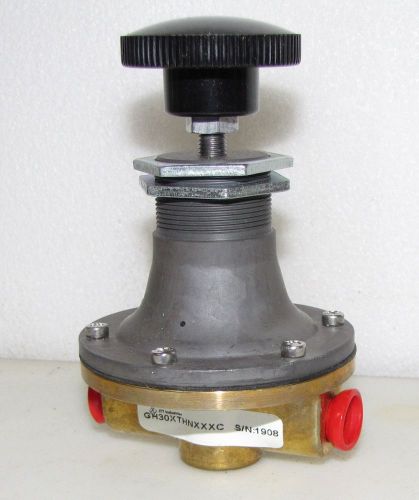 Itt conoflow gh30 series back pressure regulator gh30xthnxxxc  (brass)  *new* for sale