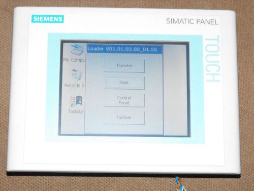Siemens Simatic Panel, 6AV6 642-0BA01-1AX0, Color Touch Screen, TP177B PN/DP-6