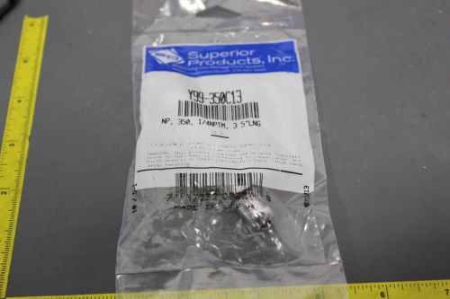 New superior gas regulator inlet nipple 350 1/4nptm 3.5&#034; 3000psi (s19-2-53a) for sale