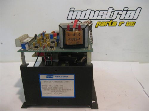 Spang 651-575-40 power control unit for sale